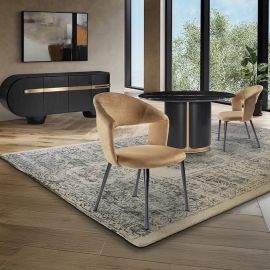 Scaune - Scaun modern design LUX Willy camel