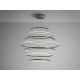 Corpuri de iluminat Lustre pentru casa scarii - Lustra casa scarii inelara LED CCT cu telecomanda Odessa