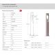 Stalpi - Stalp de exterior VILAGIO 60 IP65 LED 4000K bej