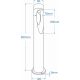 Stalpi - Stalp de exterior VILAGIO 60 IP65 LED 4000K bej