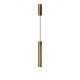 Pendul tub subtire auriu LED CCT DAMI 1 12W