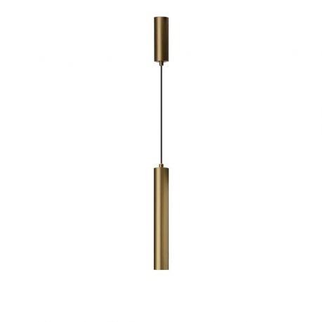 Pendule, Lustre suspendate - Pendul tub subtire auriu LED CCT DAMI 1 12W