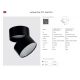 Plafoniere cu spoturi, Spoturi aplicate - Spot LED aplicat reglabil MONA 15W CCT SWITCH negru