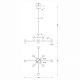Candelabre, Lustre - Lustra LED moderna Art Deco Bingo negru/ malachit
