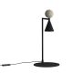 Veioze - Lampa de masa LED moderna Art Deco Bingo negru/ travertin