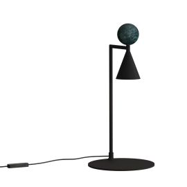 Veioze - Lampa de masa LED moderna Art Deco Bingo negru/ malachit
