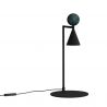 Lampa de masa LED moderna Art Deco Bingo negru/ malachit