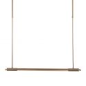 Lustra liniara suspendata LED Flusore cupru