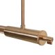 Pendule, Lustre suspendate - Lustra liniara suspendata LED Flusore cupru