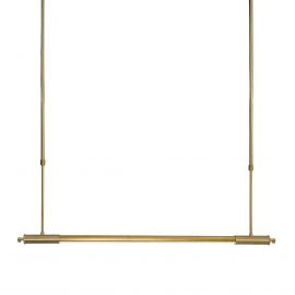 Pendule, Lustre suspendate - Lustra liniara suspendata LED Flusore auriu