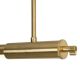 Pendule, Lustre suspendate - Lustra liniara suspendata LED Flusore auriu
