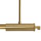 Pendule, Lustre suspendate - Lustra liniara suspendata LED Flusore auriu