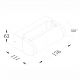 Aplice - Aplica de perete exterior IP65 LED Solden antracit