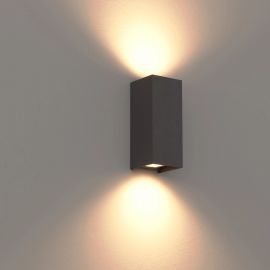 Aplica de perete exterior IP65 LED Zermat antracit