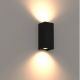 Aplice - Aplica de perete exterior IP65 LED Zermat negru