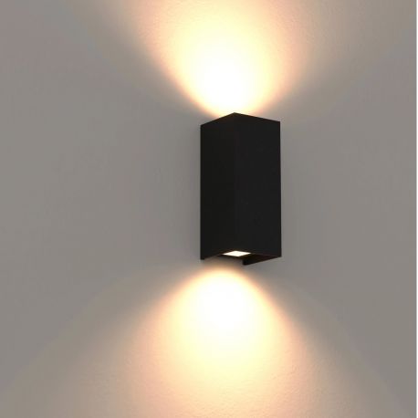 Aplice - Aplica de perete exterior IP65 LED Zermat negru