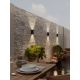 Aplice - Aplica de perete exterior IP65 LED Zermat negru