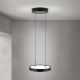 Pendule, Lustre suspendate - Lustra LED suspendata iluminat sus si jos TEIDE negru