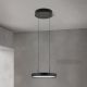Pendule, Lustre suspendate - Lustra LED suspendata iluminat sus si jos TEIDE negru