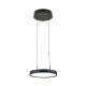 Pendule, Lustre suspendate - Lustra LED suspendata iluminat sus si jos TEIDE negru