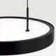 Pendule, Lustre suspendate - Lustra LED suspendata iluminat sus si jos TEIDE negru