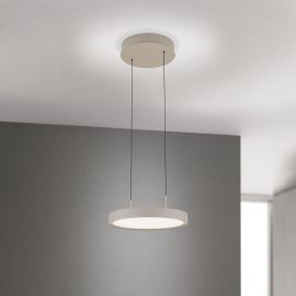 Lustra LED suspendata iluminat sus si jos TEIDE khaki