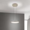 Lustra LED suspendata iluminat sus si jos TEIDE khaki