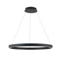 Lustra LED circulara iluminat sus si jos KOLK negru 80cm