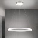 Lustra LED circulara iluminat sus si jos KOLK alb 80cm