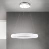 Lustra LED circulara iluminat sus si jos KOLK alb 60cm