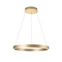 Lustra LED circulara iluminat sus si jos KOLK auriu periat 60cm