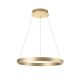 Pendule, Lustre suspendate - Lustra LED circulara iluminat sus si jos KOLK auriu periat 60cm
