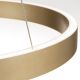 Pendule, Lustre suspendate - Lustra LED circulara iluminat sus si jos KOLK auriu periat 60cm