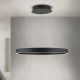 Pendule, Lustre suspendate - Lustra LED circulara iluminat sus si jos KOLK negru 60cm
