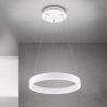 Lustra LED circulara iluminat sus si jos KOLK alb 40cm