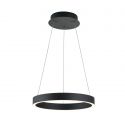 Lustra LED circulara iluminat sus si jos KOLK negru 40cm
