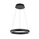 Lustra LED circulara iluminat sus si jos KOLK negru 40cm
