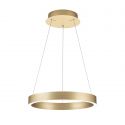 Lustra LED circulara iluminat sus si jos KOLK auriu periat 40cm