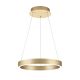 Pendule, Lustre suspendate - Lustra LED circulara iluminat sus si jos KOLK auriu periat 40cm
