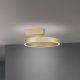 Lustre aplicate - Lustra aplicata LED circulara KOLK auriu periat 40cm