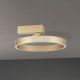 Lustre aplicate - Lustra aplicata LED circulara KOLK auriu periat 40cm