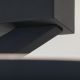 Lustre aplicate - Lustra aplicata LED circulara KOLK negru 40cm
