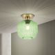 Lustre aplicate - Lustra aplicata cu sticla canelata CARNEVAL verde