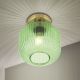 Lustre aplicate - Lustra aplicata cu sticla canelata CARNEVAL verde