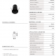 Iluminat pentru baie - Mini Spot LED incastrabil tavan fals / plafon pentru baie IP65 TINY negru