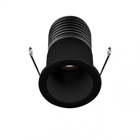 Iluminat pentru baie - Mini Spot LED incastrabil tavan fals / plafon pentru baie IP65 TINY negru