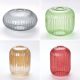 Pendule, Lustre suspendate - Lustra cu 8 pendule din sticla canelata CARNEVAL multicolor