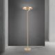 Lampadare - Lampadar LED circular iluminat sus si jos KOLK auriu periat