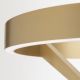 Lampadare - Lampadar LED circular iluminat sus si jos KOLK auriu periat