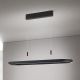 Pendule, Lustre suspendate - Lustra LED ovala iluminat sus si jos CARRARA negru